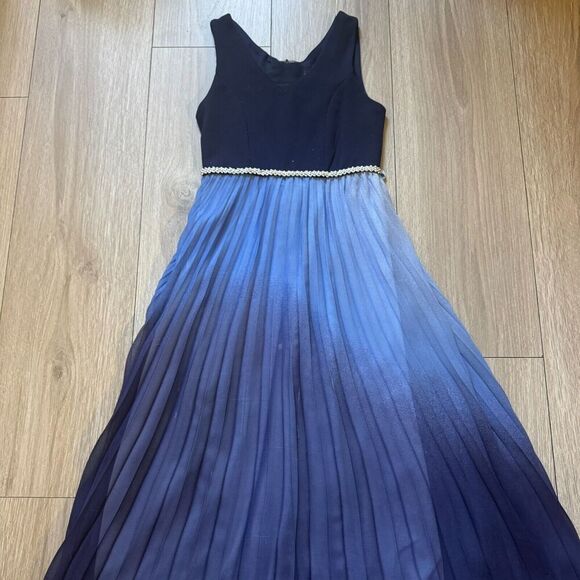 Speechless Girls' V Neck Maxi Party Dress LOVE Belted Size 7 Gown Party Formal - Picture 4 of 8